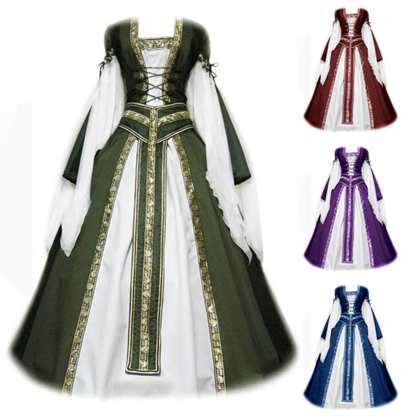 5XL Medieval Renaissance Cosplay Dress ...